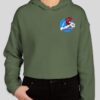 200th Red Horse Ladies Crop Hoodie (Multiple Options & Colors) - Image 5