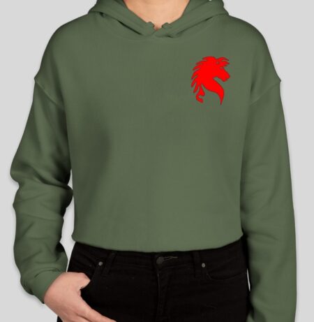 200th Red Horse Ladies Crop Hoodie (Multiple Options & Colors)