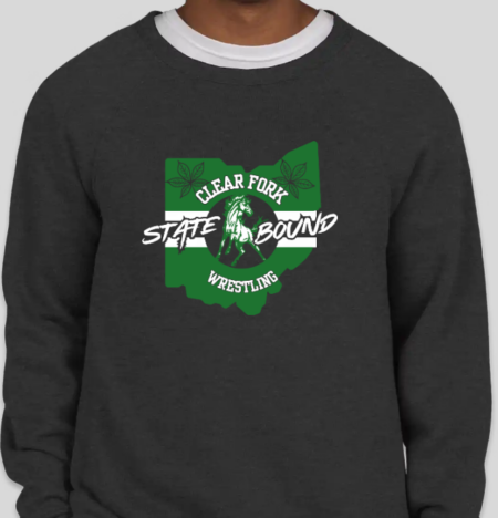 Clearfork Wrestling State Tournament Crewneck