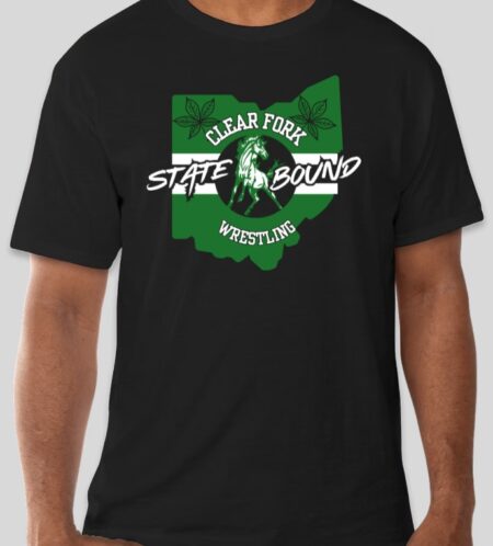 Clearfork Wrestling State Tournament T-shirt