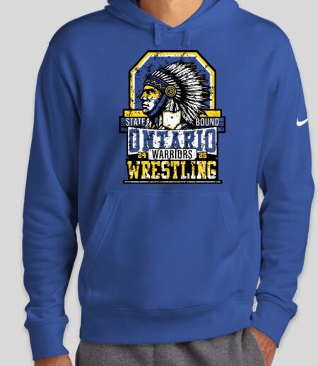 Ontario Wrestling State Nike Hoodie